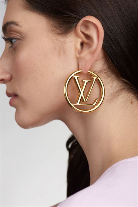 lv earring hoops|louis vuitton earrings dupe.